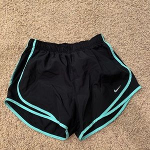 Nike Tempo Running Shorts with Teal Lining